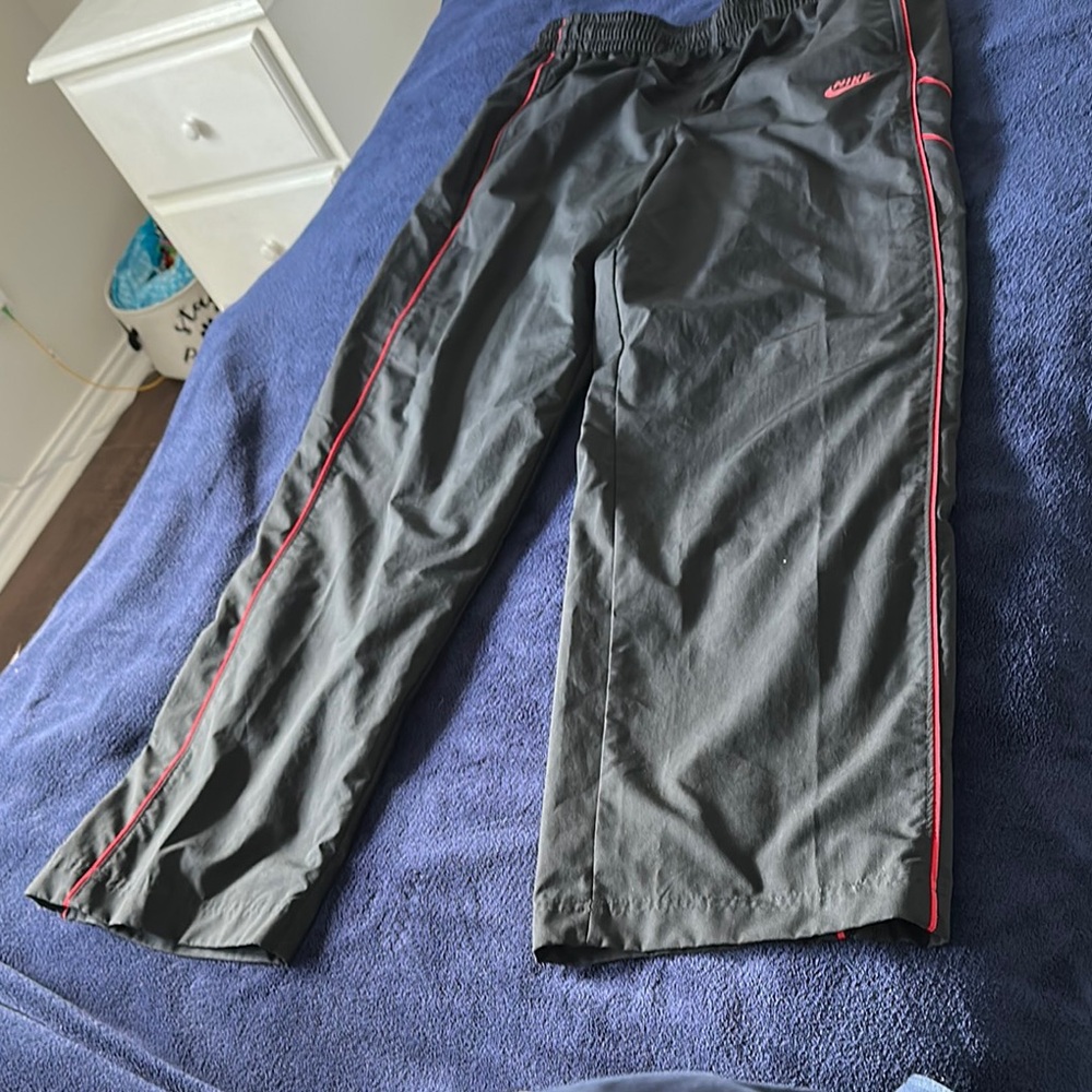 Nike Black and Red  Athletic pants